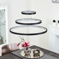 hofstein Suspension Preci LED Noir, 1 lumière