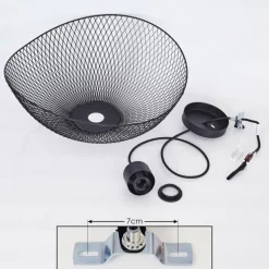 hofstein Suspension Pucara Noir, 1 lumière