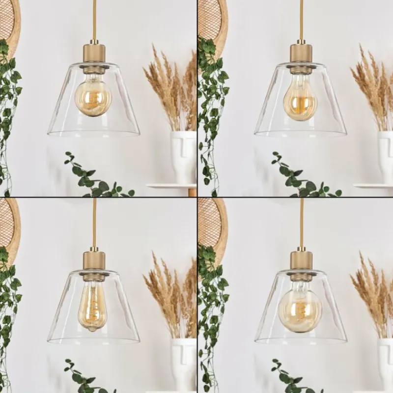 hofstein Suspension Puestito Laiton, 1 lumière