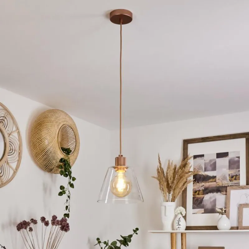 hofstein Suspension Puestito Or, Rose, 1 lumière