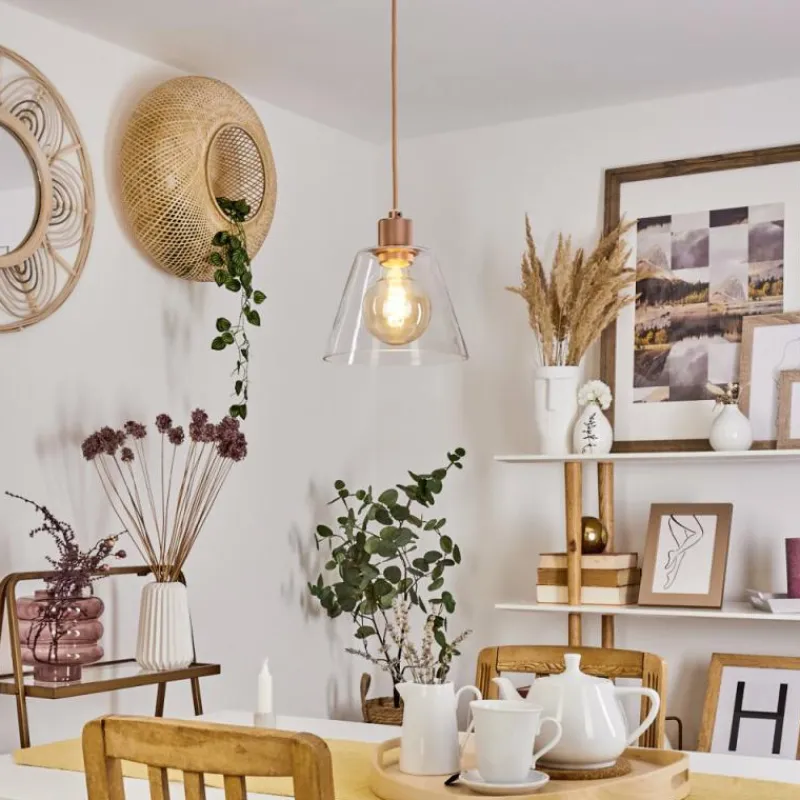 hofstein Suspension Puestito Or, Rose, 1 lumière