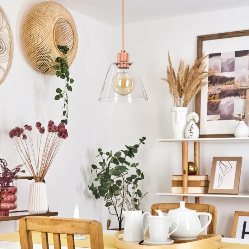 hofstein Suspension Puestito Or, Rose, 1 lumière