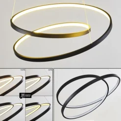 hofstein Suspension Pura LED Noir, 1 lumière