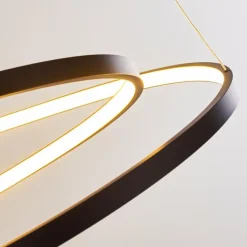 hofstein Suspension Pura LED Noir, 1 lumière