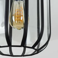 Lampes Vintages & Rétros-hofstein Suspension Quesada Noir, 1 lumière