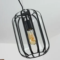 Lampes Vintages & Rétros-hofstein Suspension Quesada Noir, 1 lumière