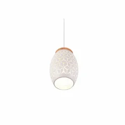 Lampes En Bois-Luminaires Reality Suspension Reality BIDAR Écru, Blanc, 1 lumière