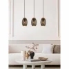 Lampes En Bois-Luminaires Reality Suspension Reality BIDAR Écru, Blanc, 3 lumières