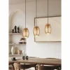 Lampes En Bois-Luminaires Reality Suspension Reality BIDAR Brun, Écru, 3 lumières