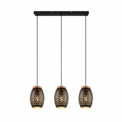 Lampes Dorées-Luminaires Reality Suspension Reality BIDAR Or, Écru, Noir, 3 lumières