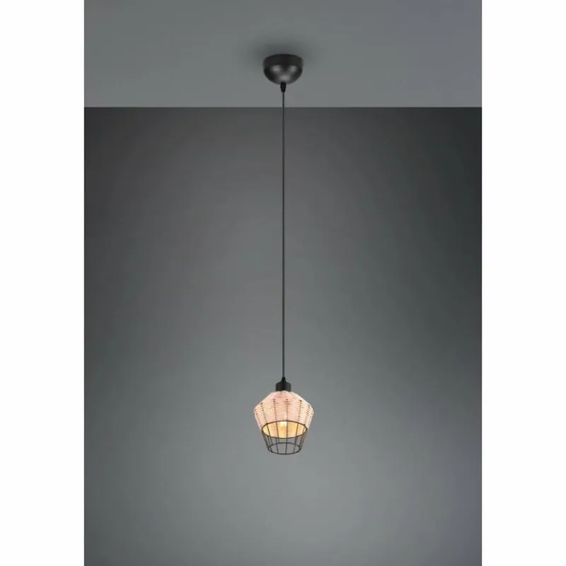 Luminaires Reality Suspension Reality Borka Noir, 1 lumière* Suspensions