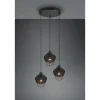 Luminaires Reality Suspension Reality Borka Noir, 3 lumières* Suspensions