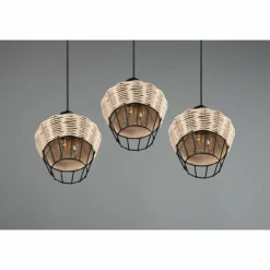 Luminaires Reality Suspension Reality Borka Noir, 3 lumières* Suspensions