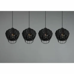 Luminaires Reality Suspension Reality Borka Noir, 4 lumières* Suspensions