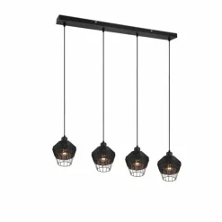 Luminaires Reality Suspension Reality Borka Noir, 4 lumières* Suspensions