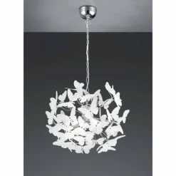 Luminaires Rustiques-Luminaires Reality Suspension Reality BUTTERFLY Chrome, 4 lumières