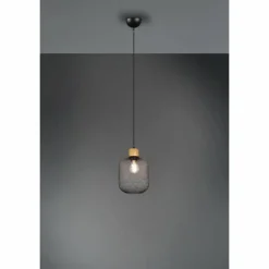 Lampes Vintages & Rétros-Luminaires Reality Suspension Reality Calimero Noir, 1 lumière