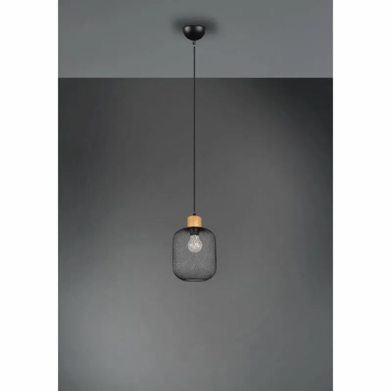 Lampes Vintages & Rétros-Luminaires Reality Suspension Reality Calimero Noir, 1 lumière