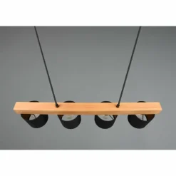 Lampes En Tissu-Luminaires Reality Suspension Reality Cameron Brun, 4 lumières