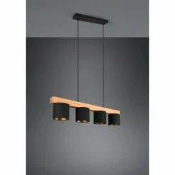 Lampes En Tissu-Luminaires Reality Suspension Reality Cameron Brun, 4 lumières