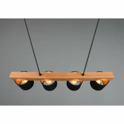 Lampes En Tissu-Luminaires Reality Suspension Reality Cameron Brun, 4 lumières