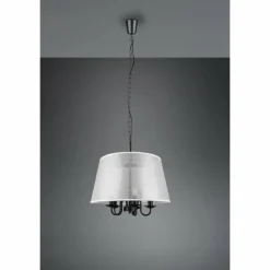 Lampes En Tissu-Luminaires Reality Suspension Reality Cima Noir, 5 lumières