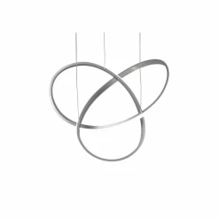 Luminaires Reality Suspension Reality Course LED Nickel mat, 1 lumière* Éclairage Led