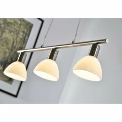 Luminaires Reality Suspension Reality DALLAS nickel Nickel mat, 3 lumières