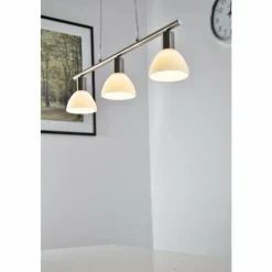 Luminaires Reality Suspension Reality DALLAS nickel Nickel mat, 3 lumières