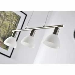 Luminaires Reality Suspension Reality DALLAS nickel Nickel mat, 3 lumières