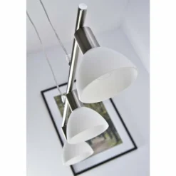 Luminaires Reality Suspension Reality DALLAS nickel Nickel mat, 3 lumières