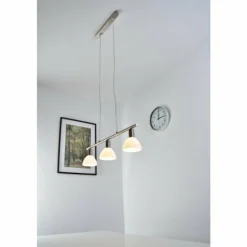 Luminaires Reality Suspension Reality DALLAS nickel Nickel mat, 3 lumières