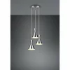 Luminaires Reality Suspension Reality Enzo Nickel mat, 3 lumières* Suspensions