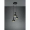 Luminaires Reality Suspension Reality Enzo Noir, 3 lumières* Suspensions