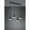 Luminaires Reality Suspension Reality Enzo Noir, 4 lumières* Suspensions