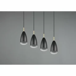 Luminaires Reality Suspension Reality Farin Noir, 4 lumières* Suspensions