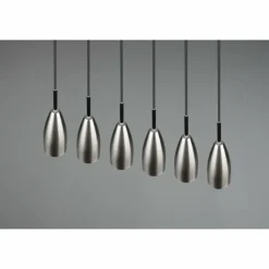 Luminaires Reality Suspension Reality Farin Nickel mat, 6 lumières* Suspensions