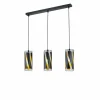 Luminaires Reality Suspension Reality FARINA Noir, 3 lumières