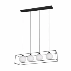 Luminaires Reality Suspension Reality GABBIA Noir, 4 lumières