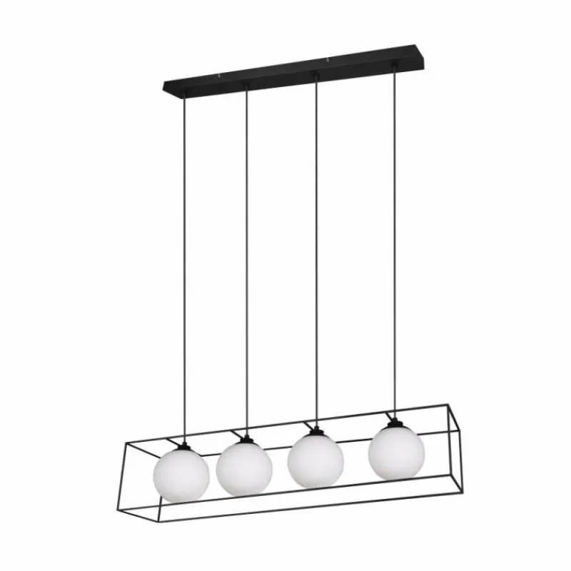 Luminaires Reality Suspension Reality GABBIA Noir, 4 lumières