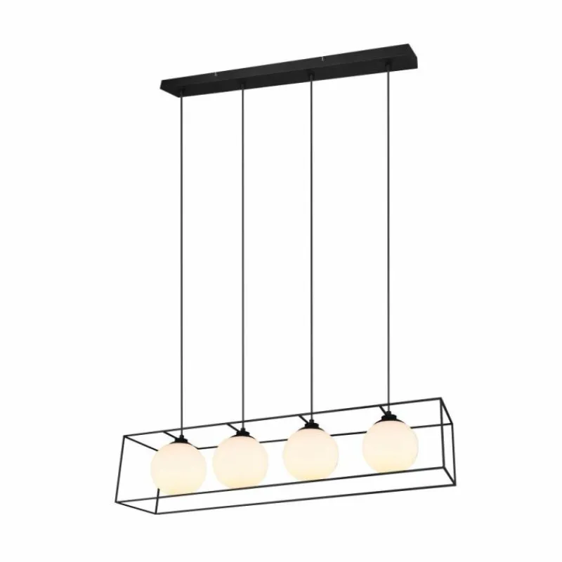 Luminaires Reality Suspension Reality GABBIA Noir, 4 lumières