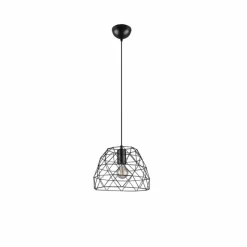 Lampes Industrielles-Luminaires Reality Suspension Reality Haval Noir, 1 lumière