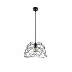 Lampes Industrielles-Luminaires Reality Suspension Reality Haval Noir, 1 lumière