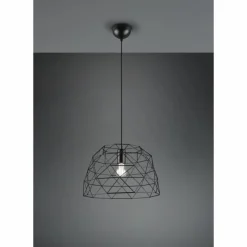 Lampes Industrielles-Luminaires Reality Suspension Reality Haval Noir, 1 lumière