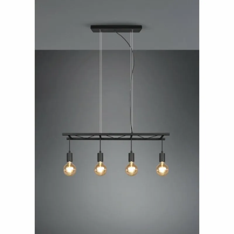 Luminaires Reality Suspension Reality Ladder Noir, 4 lumières* Suspensions