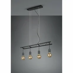 Luminaires Reality Suspension Reality Ladder Noir, 4 lumières* Suspensions