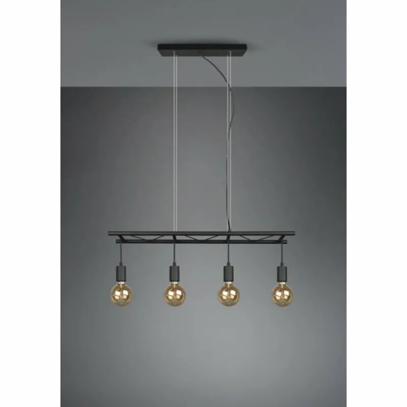 Luminaires Reality Suspension Reality Ladder Noir, 4 lumières* Suspensions