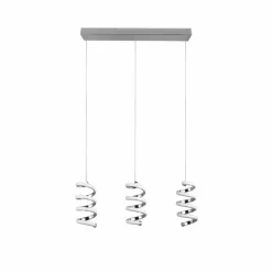 Luminaires Reality Suspension Reality Laola LED Chrome, 3 lumières* Éclairage Led