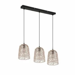 Luminaires Reality Suspension Reality Lovis Noir, 3 lumières* Suspensions