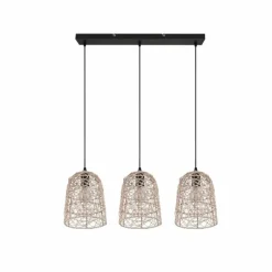 Luminaires Reality Suspension Reality Lovis Noir, 3 lumières* Suspensions